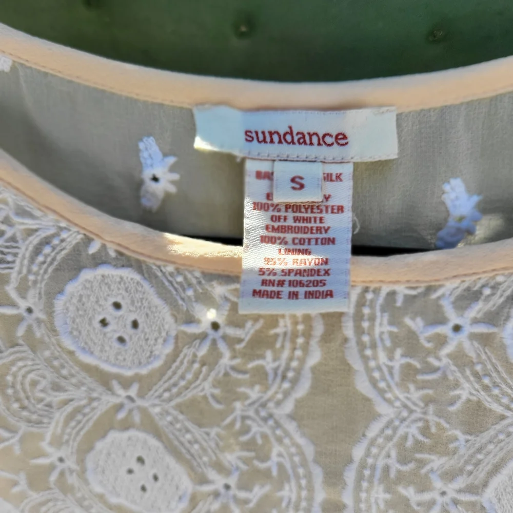 Sundance Angelique Embroidered Eyelet Blouse - Picture 4 of 6